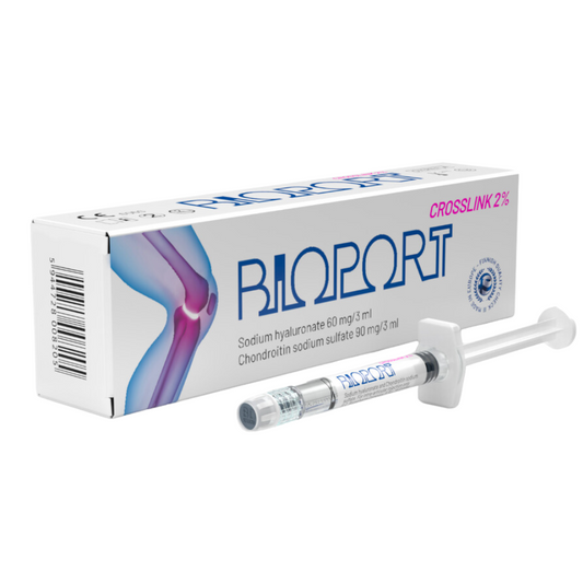 Bioport® Crosslink HA 2% + Chondroitin Sulfate (single injection)